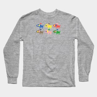 doggies Long Sleeve T-Shirt